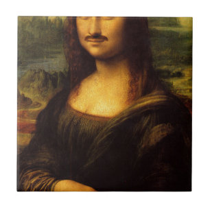 Carreau mona lisa moustache