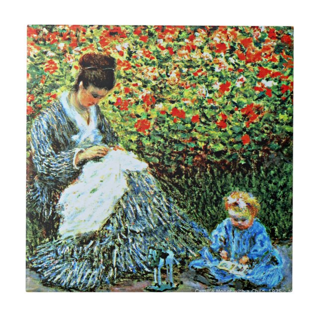 Carreau Monet - Camille Monet et Enfant (Devant)