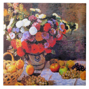 Carreau Monet - Fleurs et Fruits