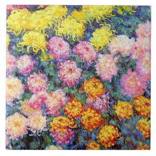 Carreau Monet - Lit de Chrysanthèmes