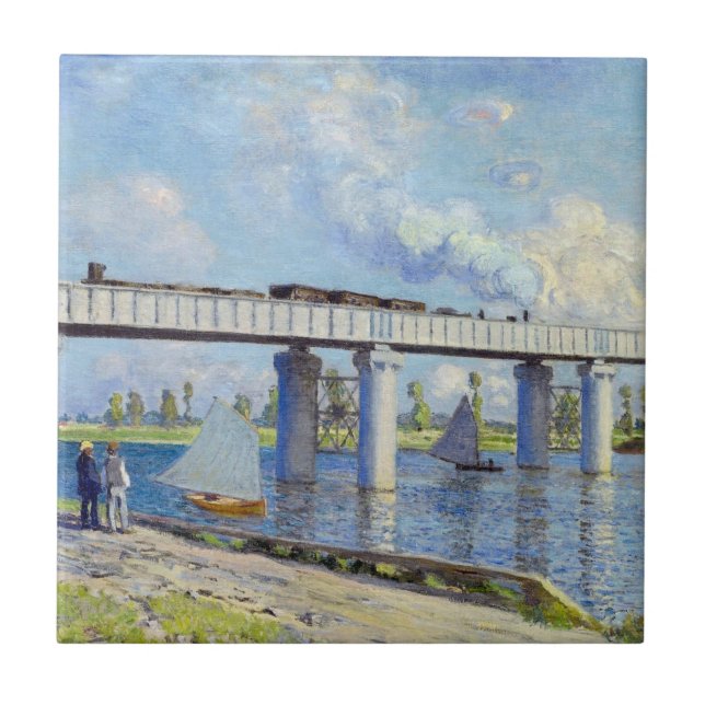 Carreau Monet : Pont ferroviaire à Argenteuil (Devant)