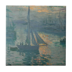Carreau Monet Sunrise Marine Impressionnisme peinture
