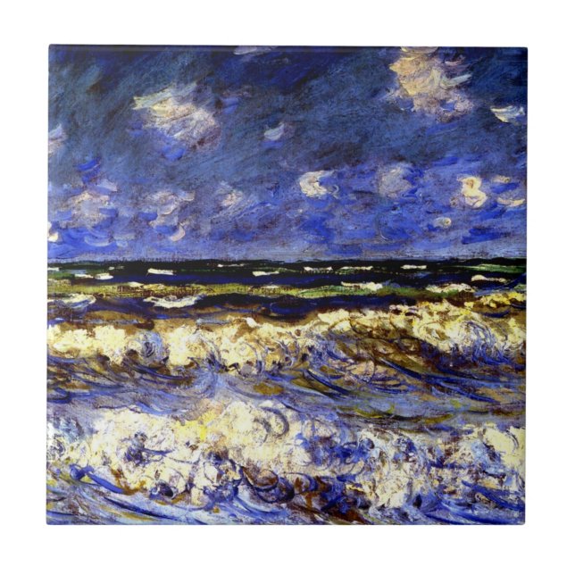 Carreau Monet - Une mer orageuse (Devant)