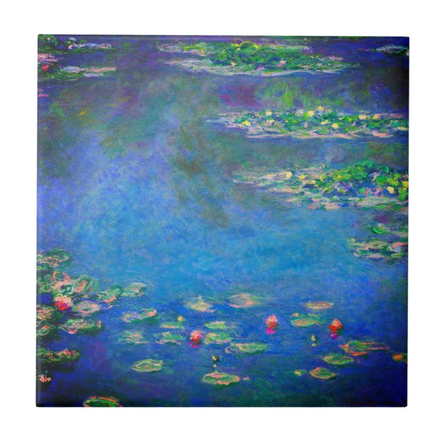Carreau Monet Water Lilies 1906 (Devant)