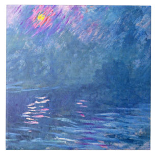 Carreau Monet - Water Loo Bridge, célèbre peinture,