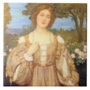 Carreau Monna Giovanna (par Edward Robert Hughes)