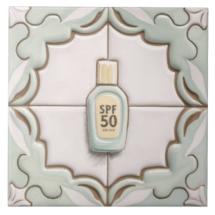 Carreau Monnaie Écran Soleil Bouteille Écran Soleil Amusan