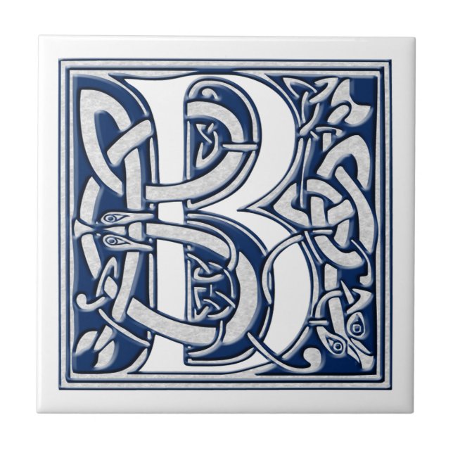 Carreau Monogramme Celtique B (Devant)