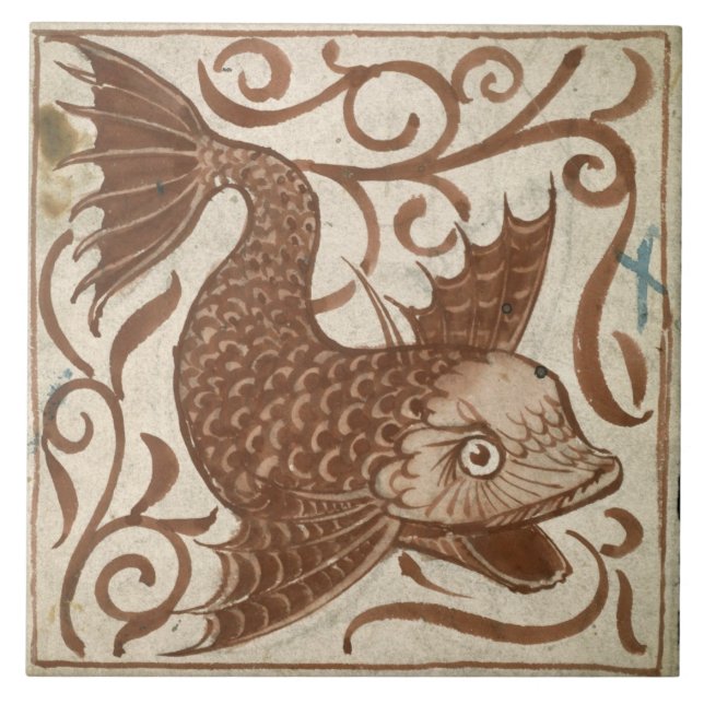 Carreau Monstre de mer (la semaine sur le papier) (Devant)