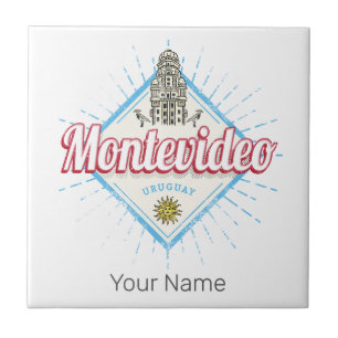 Carreau Montevideo City Uruguay Palacio Salvo Souvenir