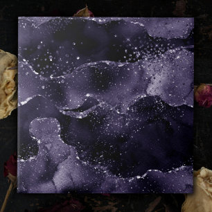 Carreau Moody Agate Midnight Indigo Deep Purple Glam