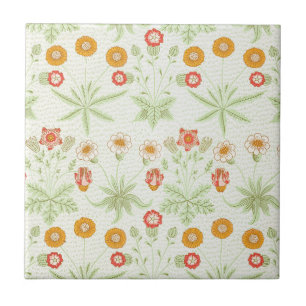 Carreau Morris Daisy, Modèle Floral Victorien Classique