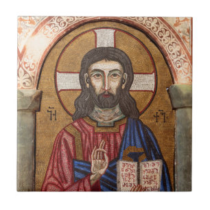 Carreau Mosaïque ancienne de Jésus
