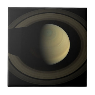 Carreau Mosaïque De La Planète Saturne Et Ses Principaux A