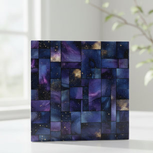 Carreau Mosaïque d'étoiles de la galaxie de minuit