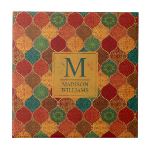 Carreau Mosaique géométrique marocaine sans couture Motif