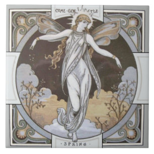 Carreau Mosaïque saisonnière "Printemps" de la reproduct