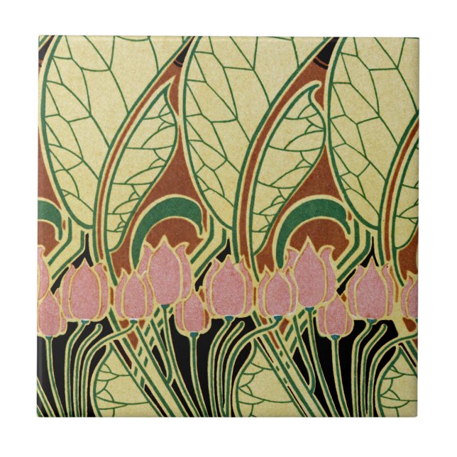 Carreau Motif #1 de Nouveau d'art (Devant)