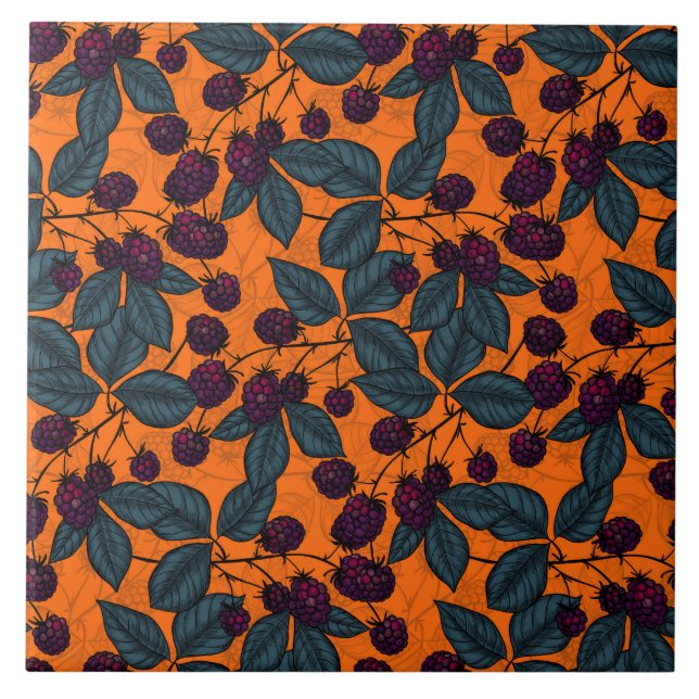 Carreau Motif à main Blackberry (Devant)