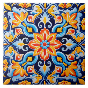 Carreau Motif à thème mexicain
