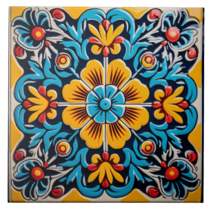 Carreau Motif à thème mexicain