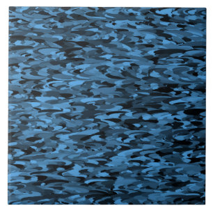 Carreau Motif Abstrait Bleu Noir