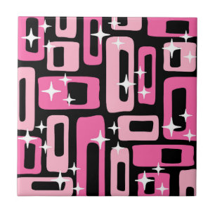 Carreau Motif Abstrait moderne du milieu du siècle