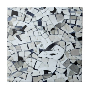 Carreau Motif blanc cassé gris 