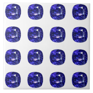 Carreau Motif bleu