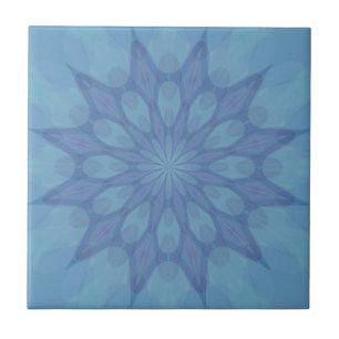 Carreau Motif bleu et turquoise 2