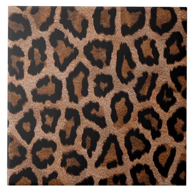 Carreau Motif Brown de poster de animal (Devant)
