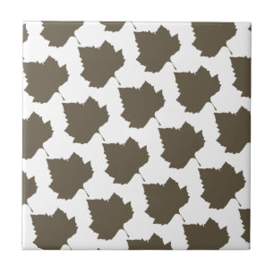Carreau Motif Brown feuille Sycamore Tree