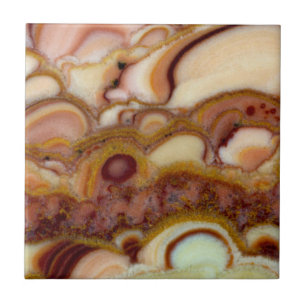 Carreau Motif Cercle De Pierre D'Onyx