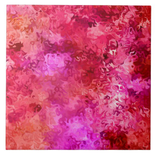 Carreau Motif chaud rouge-rose et magenta d'abrégé sur