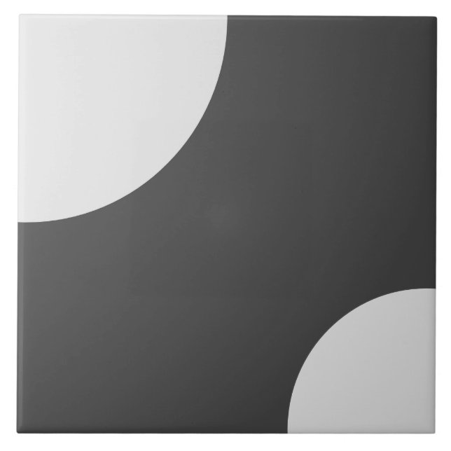 Carreau Motif circulaire du quart (Devant)