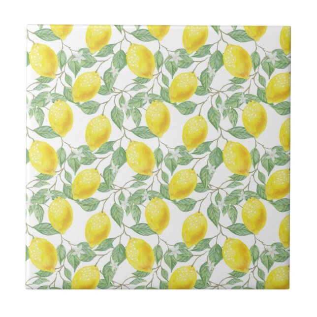 Carreau Motif citron (Devant)