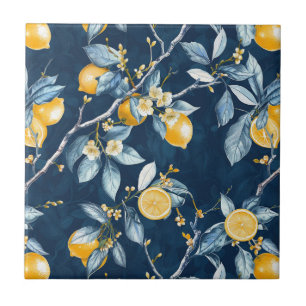 Carreau Motif Citron Pays Français