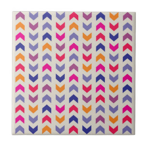 Carreau motif coloré Aztec Chevron