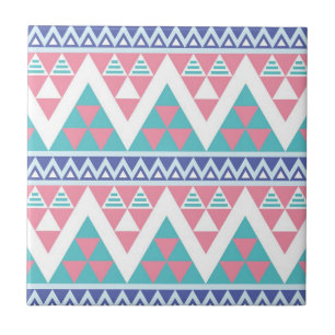 Carreau Motif coloré aztèque tribal