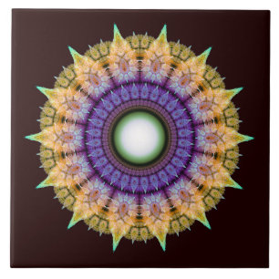 Carreau Motif coloré rayonnant et frivole