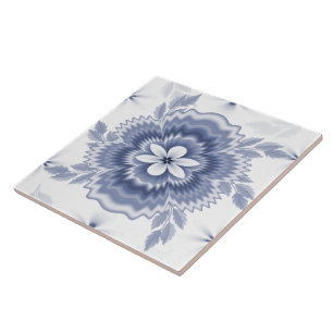 Carreau Motif couleur bleu blanc