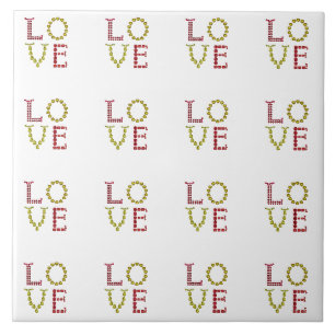 Carreau Motif d'amour