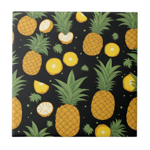 Carreau Motif d'ananas exotique