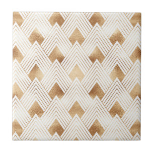 Carreau Motif d'art déco d'or