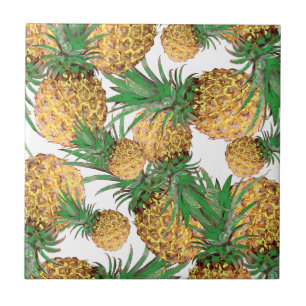 Carreau Motif de ananas tropical délicieux