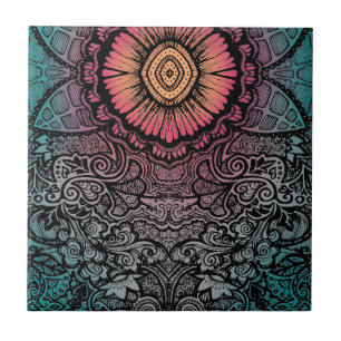 CARREAU MOTIF DE BOHÈME UNIQUE