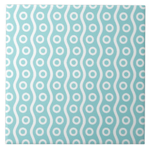 Carreau Motif de bulle moderne du milieu du siècle rétro
