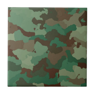 Carreau Motif de camouflage militaire (Forces armées)