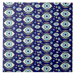 Carreau Motif de charme pour les yeux maléfiques