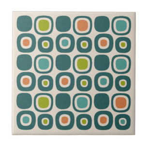 Carreau Motif de chemin de jardin moderne du milieu du siè